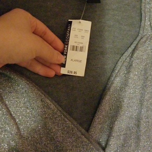 Silver metallic sweater - Picture 3 of 5